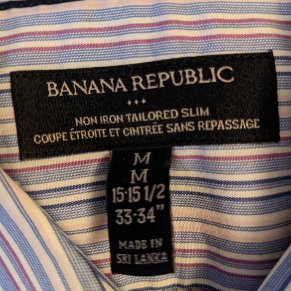 Banana Republic Men’s Button Up Dress Shirt - Picture 2 of 6